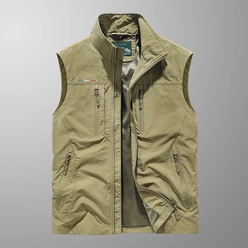 BRUNEL PARIS | Gilet de Charge Respirant avec Multiples Poches