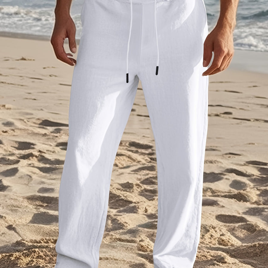 BRUNEL PARIS | PANTALON EN LIN POUR HOMMES