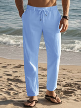 BRUNEL PARIS | PANTALON EN LIN POUR HOMMES