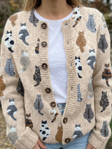 BRUNEL PARIS | CARDIGAN MOTIF CHAT POUR FEMME