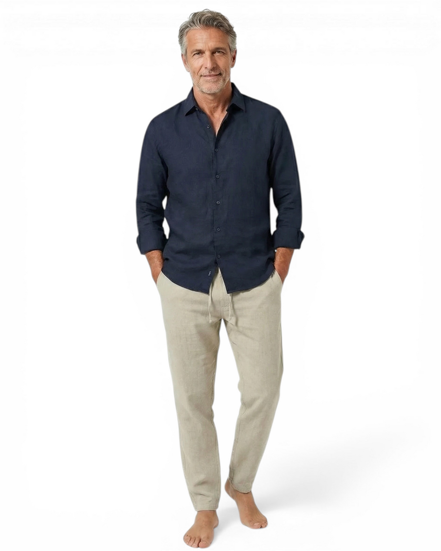 BRUNEL PARIS | Pantalon Lin Plage