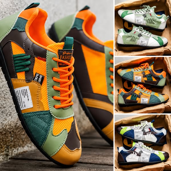 BRUNEL PARIS | Sneakers rétro colorées