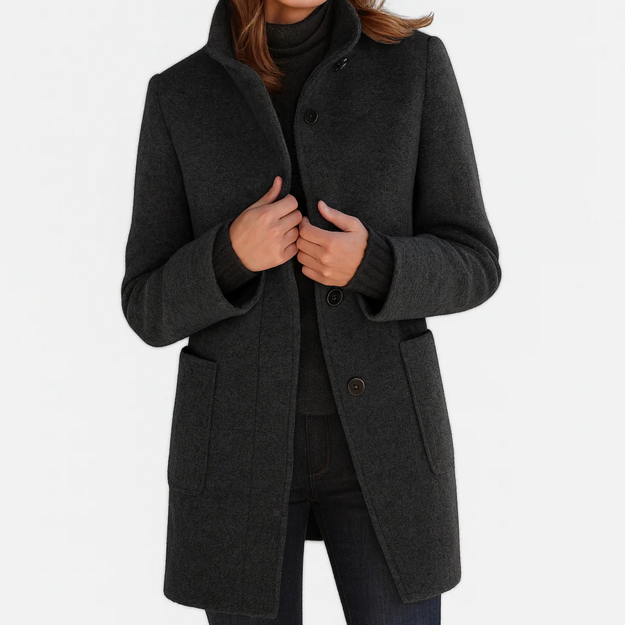 BRUNEL PARIS | Manteau en laine coupe midi