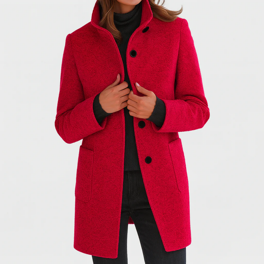 BRUNEL PARIS | Manteau en laine coupe midi