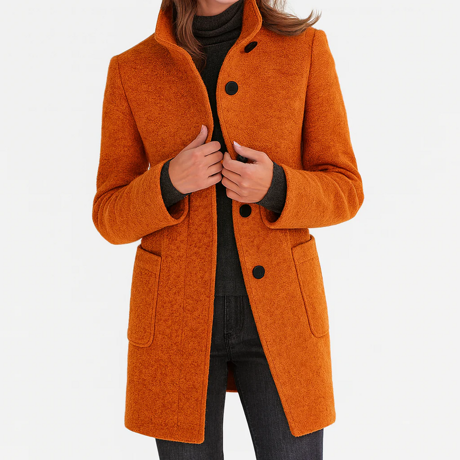 BRUNEL PARIS | Manteau en laine coupe midi