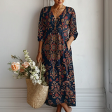 BRUNEL PARIS | ROBE IMPRIMÉE BOHO POUR FEMME