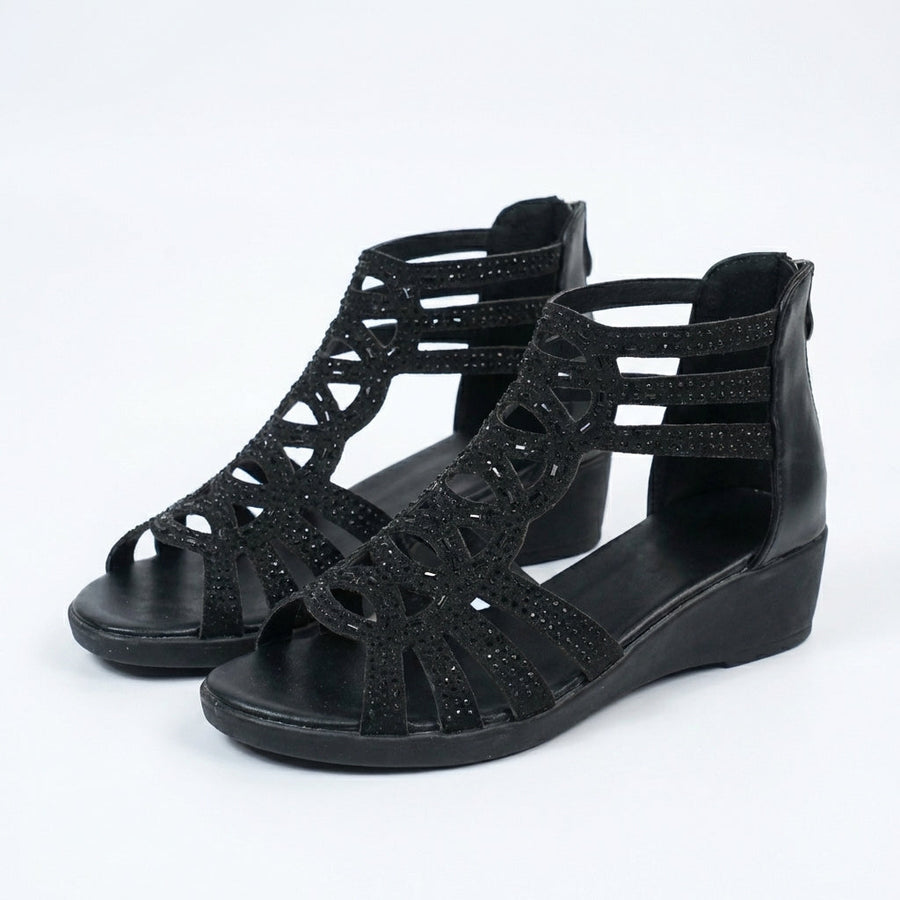 BRUNEL PARIS | SANDALE COMPENSÉE CHIC POUR FEMME