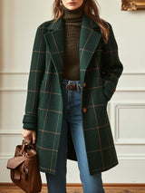 BRUNEL PARIS | MANTEAU À CARREAUX POUR FEMMES