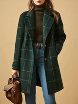BRUNEL PARIS | MANTEAU À CARREAUX POUR FEMMES