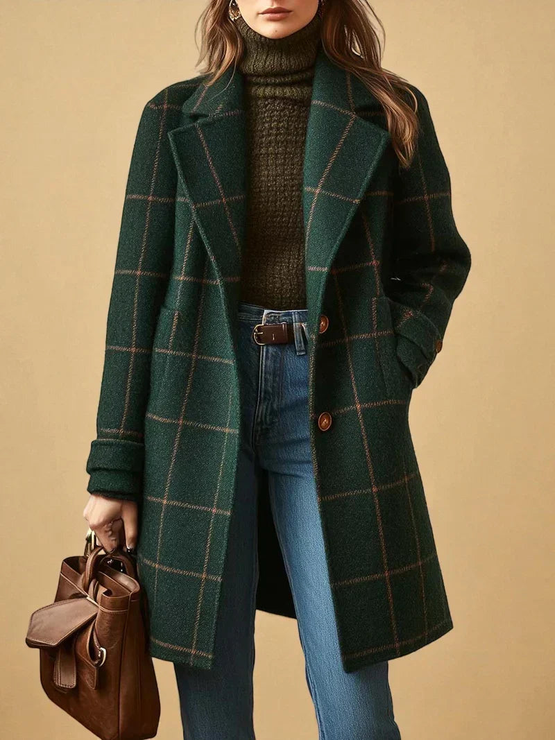 BRUNEL PARIS | MANTEAU À CARREAUX POUR FEMMES