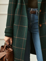 BRUNEL PARIS | MANTEAU À CARREAUX POUR FEMMES