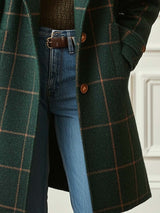 BRUNEL PARIS | MANTEAU À CARREAUX POUR FEMMES