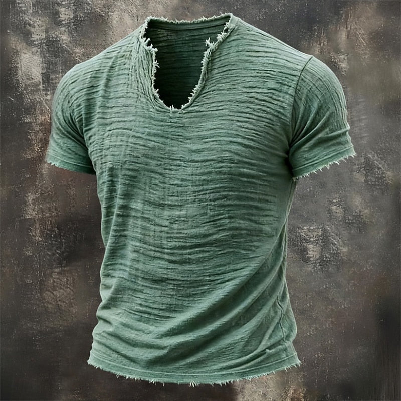 BRUNEL PARIS | T-shirt vintage à col V