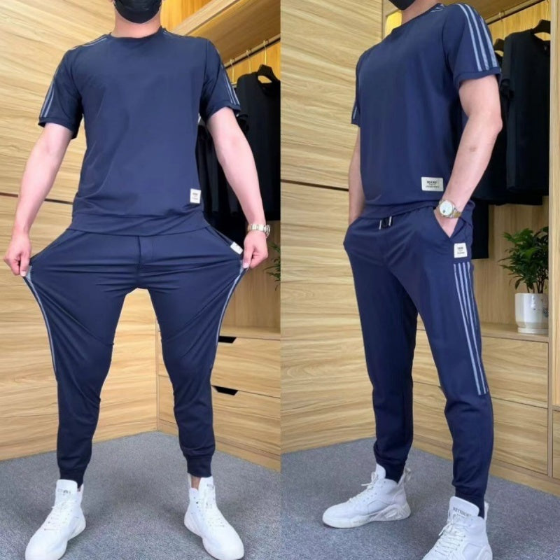 BRUNEL PARIS | COMPLET HOMME EN MATÉRIAU DE LUXE AVEC ÉLASTIQUE