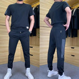 BRUNEL PARIS | COMPLET HOMME EN MATÉRIAU DE LUXE AVEC ÉLASTIQUE