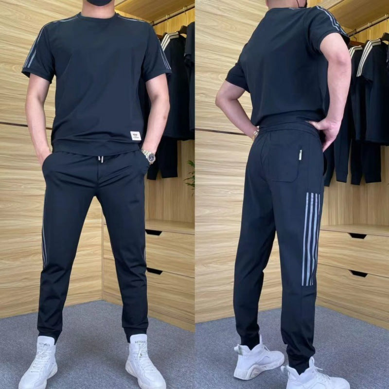BRUNEL PARIS | COMPLET HOMME EN MATÉRIAU DE LUXE AVEC ÉLASTIQUE
