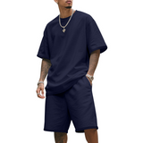 BRUNEL PARIS | 👕 50% DE RÉDUCTION ! 🔥 Ensemble Loisirs Homme – T-Shirt & Short – Confortable & Respirant – Parfait pour les Journées Chaudes, le Sport ou la Plage – Look Décontracté 2 Pièces 🩳