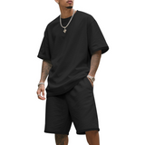 BRUNEL PARIS | 👕 50% DE RÉDUCTION ! 🔥 Ensemble Loisirs Homme – T-Shirt & Short – Confortable & Respirant – Parfait pour les Journées Chaudes, le Sport ou la Plage – Look Décontracté 2 Pièces 🩳