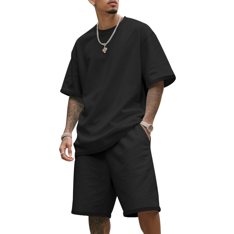 BRUNEL PARIS | 👕 50% DE RÉDUCTION ! 🔥 Ensemble Loisirs Homme – T-Shirt & Short – Confortable & Respirant – Parfait pour les Journées Chaudes, le Sport ou la Plage – Look Décontracté 2 Pièces 🩳