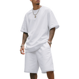 BRUNEL PARIS | 👕 50% DE RÉDUCTION ! 🔥 Ensemble Loisirs Homme – T-Shirt & Short – Confortable & Respirant – Parfait pour les Journées Chaudes, le Sport ou la Plage – Look Décontracté 2 Pièces 🩳