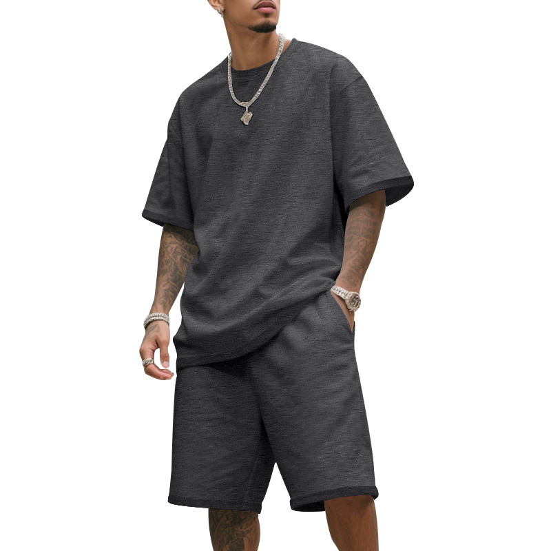 BRUNEL PARIS | 👕 50% DE RÉDUCTION ! 🔥 Ensemble Loisirs Homme – T-Shirt & Short – Confortable & Respirant – Parfait pour les Journées Chaudes, le Sport ou la Plage – Look Décontracté 2 Pièces 🩳