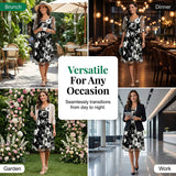 BRUNEL PARIS | Robe en mousseline élégante à fleurs pour femme