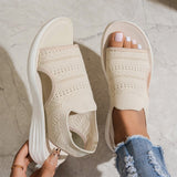 BRUNEL PARIS | Sandales en Tricot Respirant à Plateforme