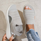 BRUNEL PARIS | Sandales en Tricot Respirant à Plateforme