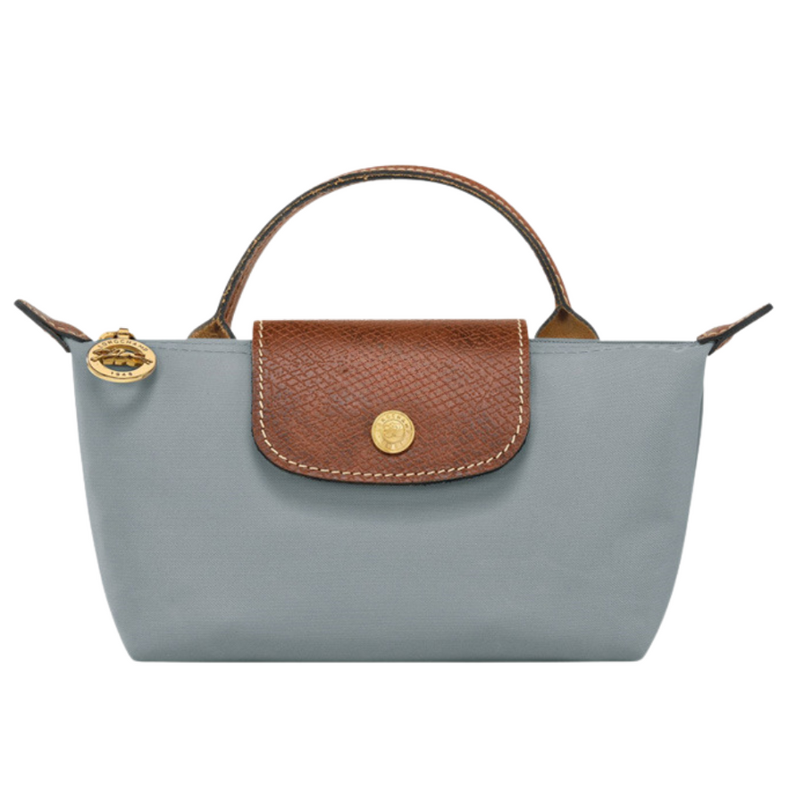BRUNEL PARIS | Mini Sac Élan Gris Acier, Bandoulière incluse