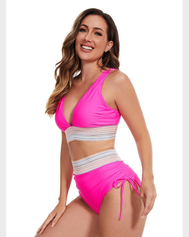BIKINI GAINANT EFFET VENTRE PLAT POUR FEMMES