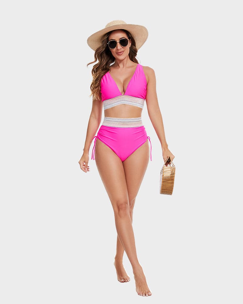 BIKINI GAINANT EFFET VENTRE PLAT POUR FEMMES