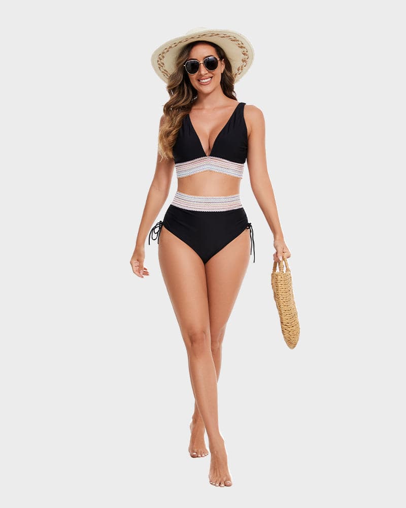 BIKINI GAINANT EFFET VENTRE PLAT POUR FEMMES