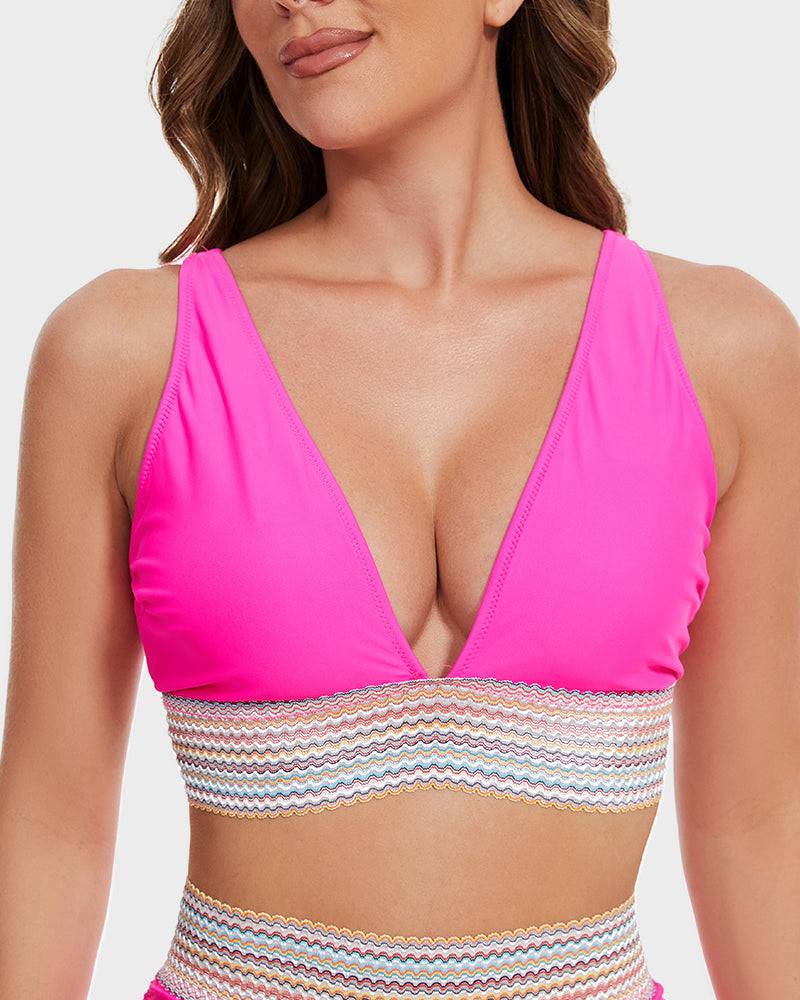 BIKINI GAINANT EFFET VENTRE PLAT POUR FEMMES